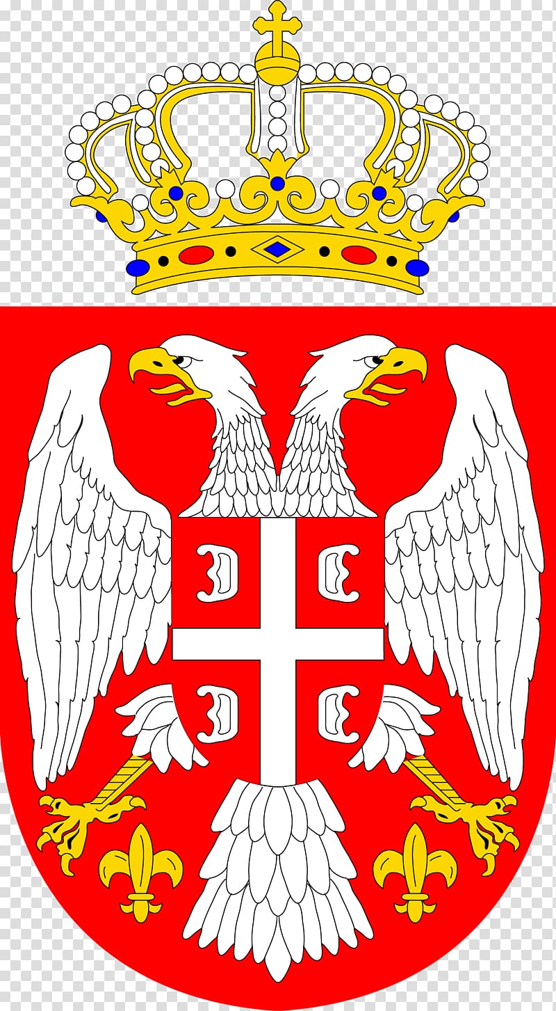 Serbia and Montenegro Coat of arms of Serbia Symbol, Foreign fine badge design transparent background PNG clipart