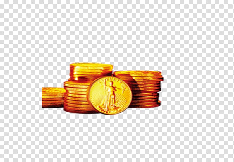 Gold coin Finance, coin transparent background PNG clipart