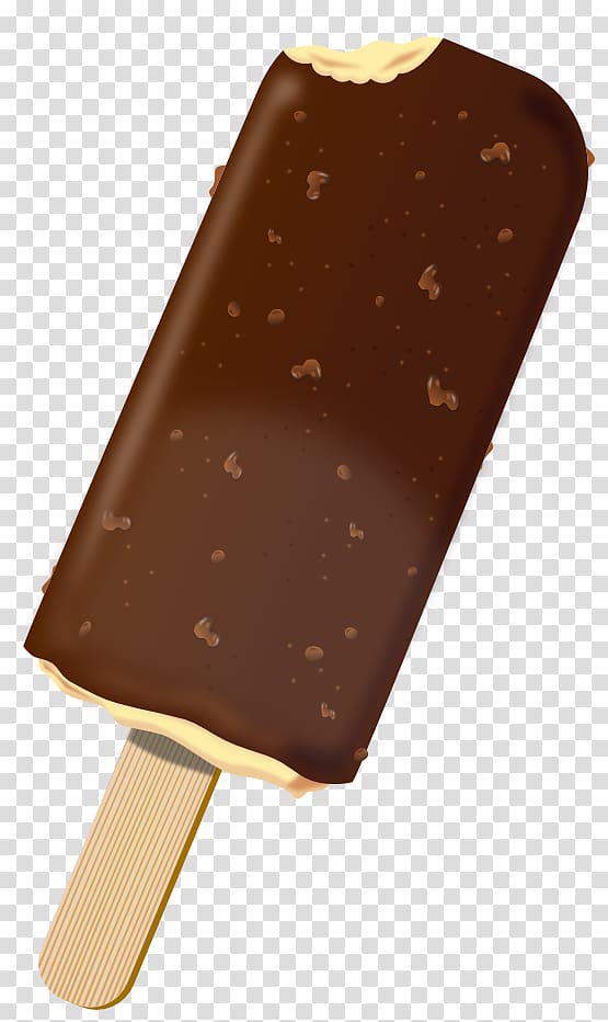 Chocolate ice cream Ice pop Lollipop, Popsicles transparent background PNG clipart