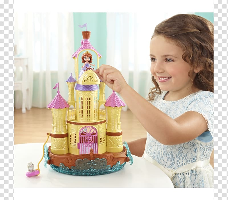 Disney Sofia The First Portable Playset Toy Doll Palace, toy transparent background PNG clipart