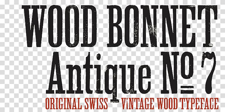 Typography MyFonts Antiqua Type designer Font, Wood font transparent background PNG clipart