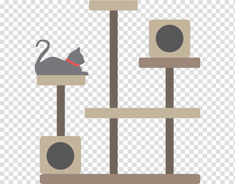 Cat tree Furniture, cat transparent background PNG clipart