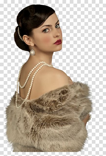 Fur clothing Supermodel shoot fashion model, others transparent background PNG clipart