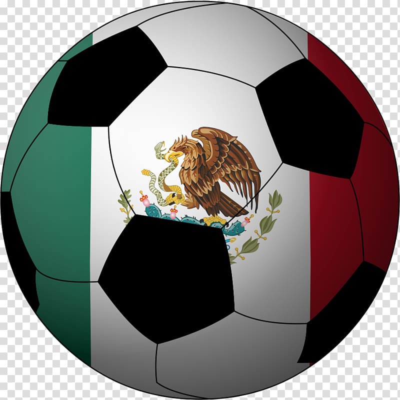 white, green, and red soccer ball, Mexico City Flag of Mexico First Mexican Empire T-shirt, Football Soccer Mexico transparent background PNG clipart