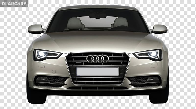 silver Audi car, Audi A5 Car, Audi Car Front View transparent background PNG clipart