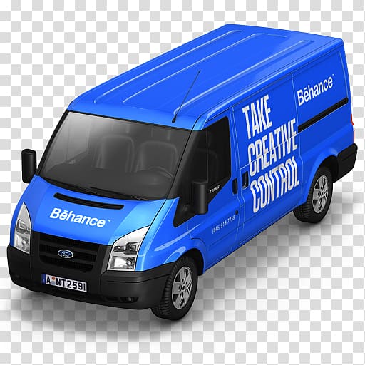 Van Ford Transit Car Truck Courier, car transparent background PNG clipart