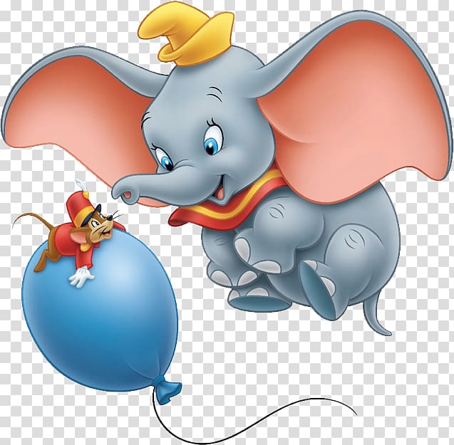 Disney Dumbo illustration, YouTube The Walt Disney Company Cartoon , elephant rabbit transparent background PNG clipart