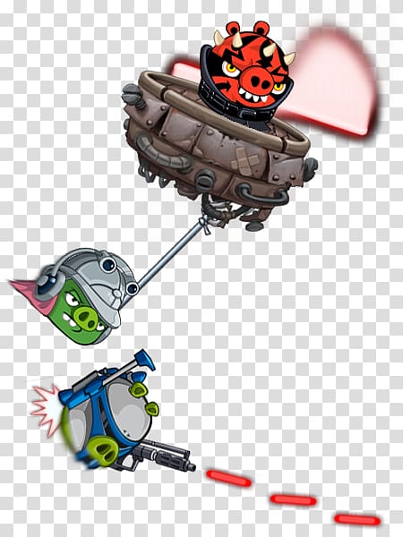Angry Birds Star Wars II Darth Maul Path to the Pork Side Jango Fett, star wars transparent background PNG clipart