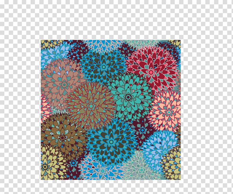 Color Software design pattern Painting Pattern, Dandelion color printing transparent background PNG clipart