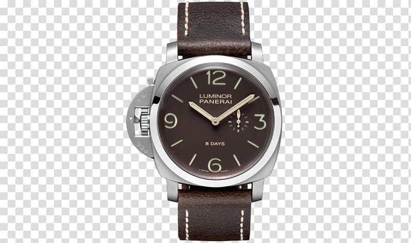 Panerai Men's Luminor Marina 1950 3 Days Watch Radiomir Panerai Luminor 1950 3 Days GMT Automatic Acciaio, watch transparent background PNG clipart