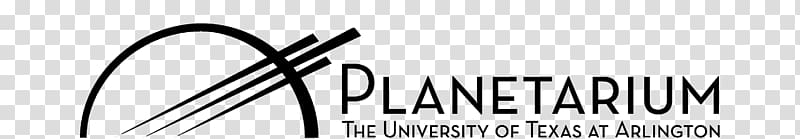 UTA Planetarium Logo Brand White Font, design transparent background PNG clipart