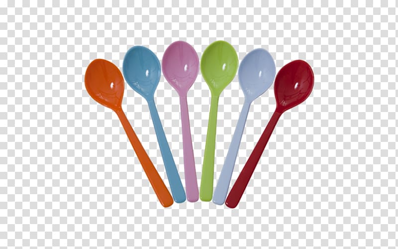 Spoon Melamine Fork Kitchen utensil Color, Spoon RICE transparent background PNG clipart