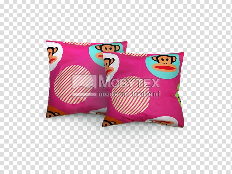 Cushion Throw Pillows Pink M, Paul Frank transparent background PNG clipart