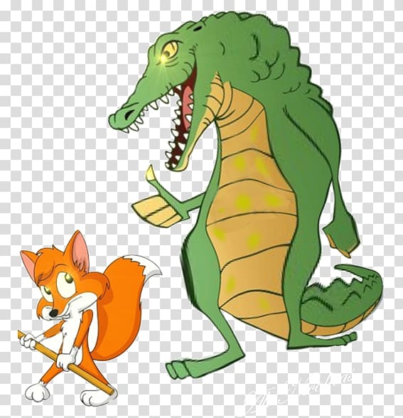 Aesop's Fables Crocodiles Fox Animal, COCODRILO transparent background PNG clipart