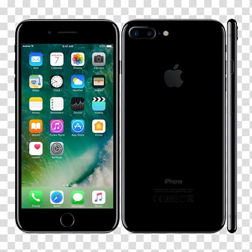 Apple iPhone 7 Plus Smartphone 4G 128 gb, apple transparent background PNG clipart