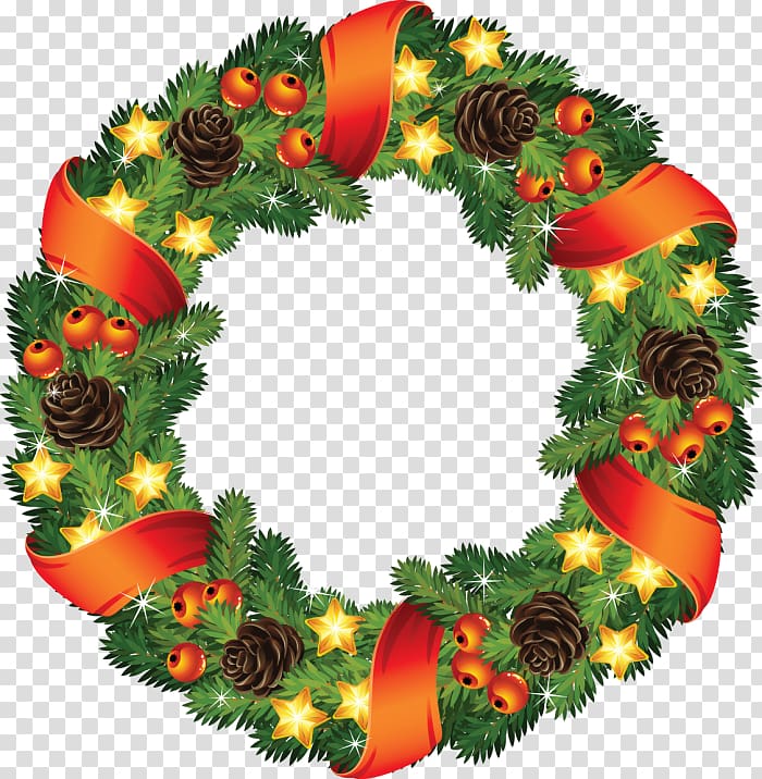 Advent wreath Christmas ornament, christmas transparent background PNG clipart