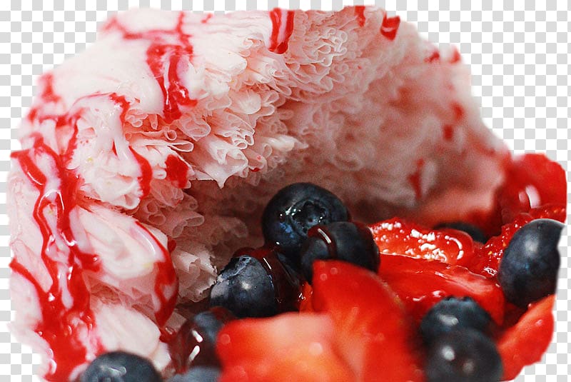 Ice cream Matcha Frozen yogurt Strawberry Baobing, ice cream transparent background PNG clipart