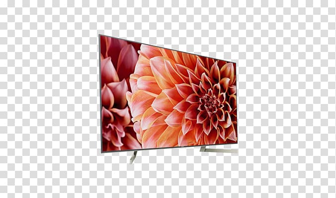 Sony XF8505 4K resolution LED-backlit LCD Ultra-high-definition television Smart TV, High Dynamic Range transparent background PNG clipart