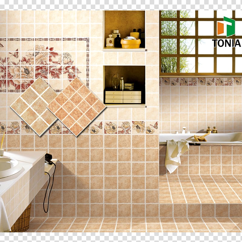 Tile Ceramic Flooring Beautiful Bathrooms, Floor tile transparent background PNG clipart