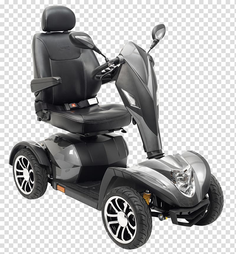 Wheel Mobility Scooters Car Electric vehicle, scooter transparent background PNG clipart