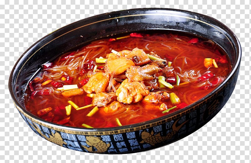 Kimchi-jjigae Hot pot Hot and sour soup Sundubu-jjigae, Fried chicken transparent background PNG clipart