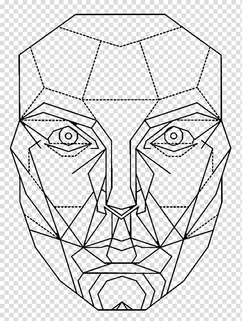 Golden ratio Proportion Face Mask, Face transparent background PNG clipart