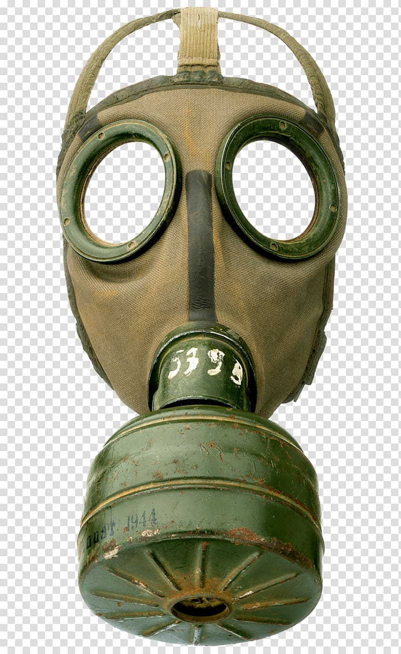 green and brown gas mask, Gas mask Getty s, Gas masks transparent background PNG clipart