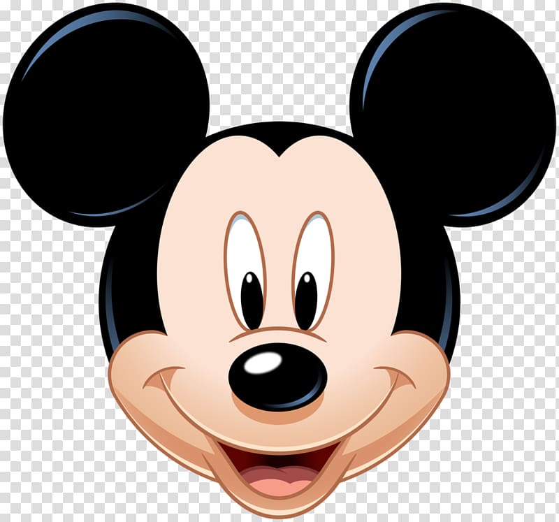 Mickey Mouse head , Mickey Mouse Minnie Mouse T-shirt The Walt Disney Company, Mickey Mouse transparent background PNG clipart