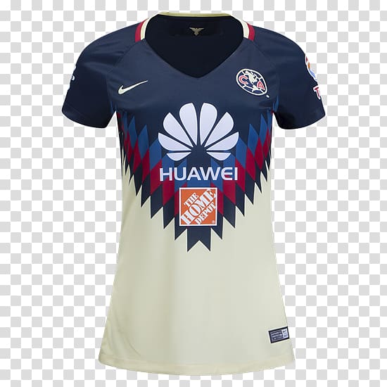 Club América T-shirt Jersey Football Kit, Women Soccer transparent background PNG clipart