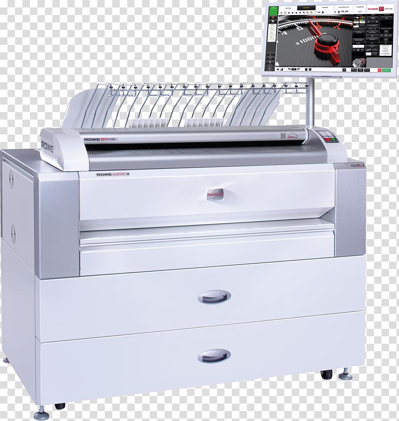 Wide-format printer Plotter Printing Multi-function printer, large Printer transparent background PNG clipart
