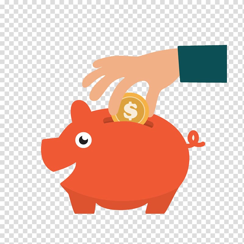 Domestic pig Piggy bank Cartoon, Cartoon pig piggy bank transparent background PNG clipart