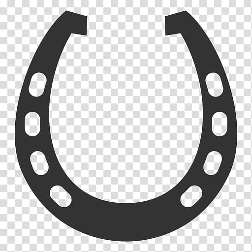 Horseshoe Silhouette , l plate transparent background PNG clipart