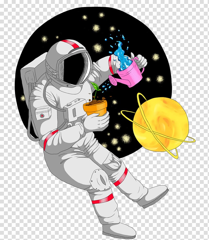 Astronaut Outer space Space art Drawing, astronaut transparent background PNG clipart