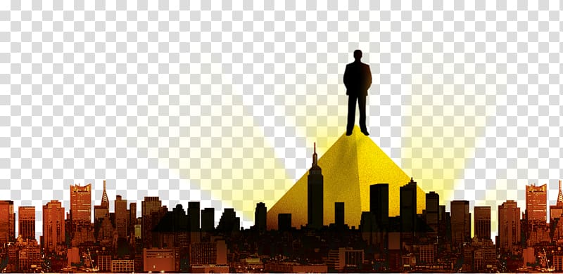 Light Silhouette , People on the pyramid transparent background PNG clipart