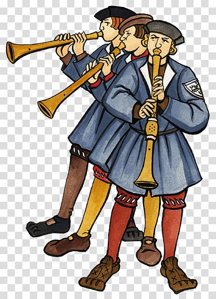 Middle Ages Shawm Trumpet Medieval music, Trumpet transparent background PNG clipart