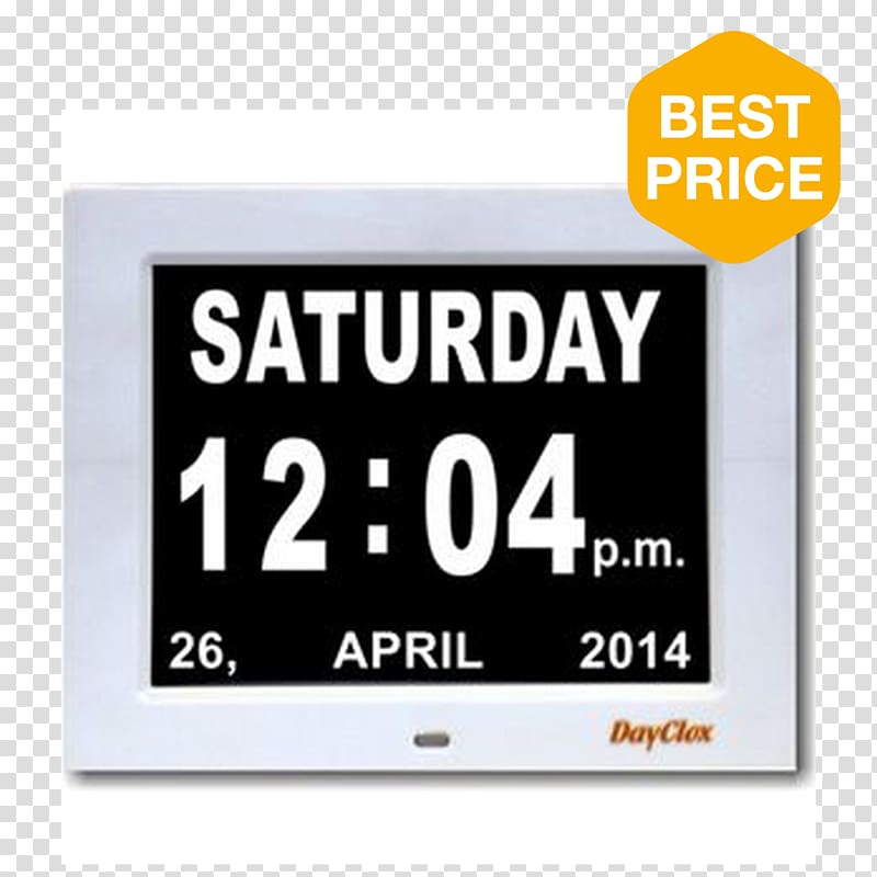 Digital clock Alarm Clocks Mantel clock Calendar date, clock transparent background PNG clipart