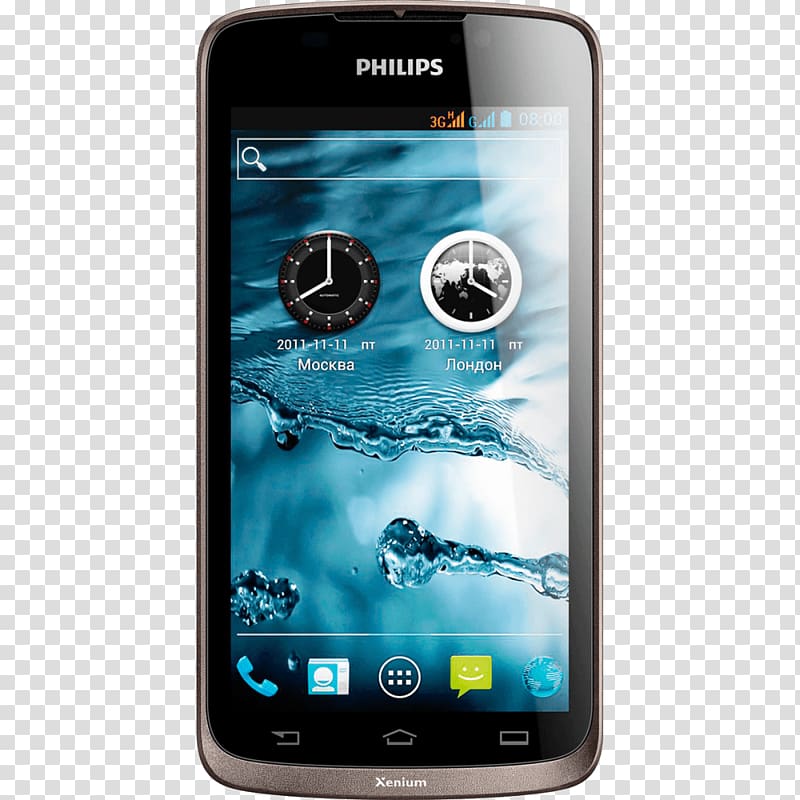 Smartphone Philips Android Dual SIM Subscriber identity module, Smartphone transparent background PNG clipart