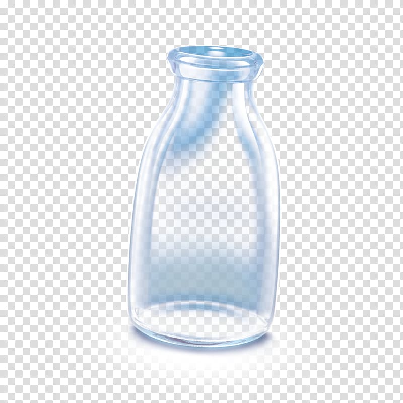 Milk Glass Water Bottles Transparency and translucency, glass bottle transparent background PNG clipart