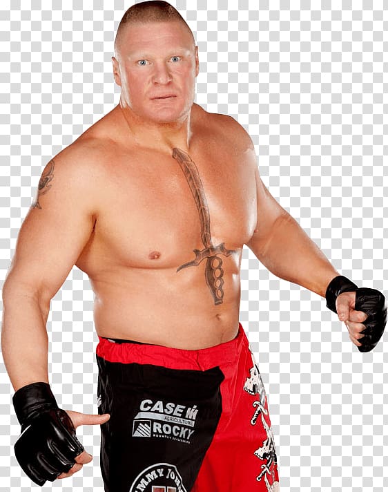 WWE character illustration, Brock Lesnar Surprised transparent background PNG clipart