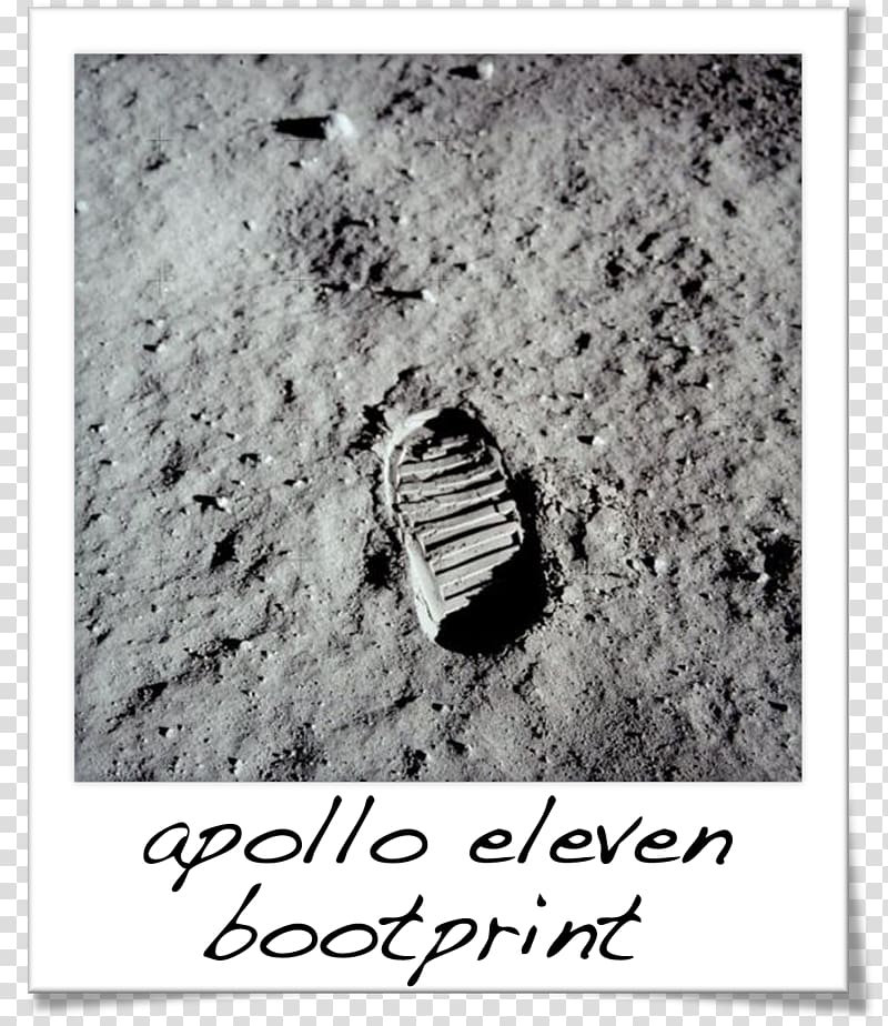 Apollo 11 Apollo program Moon landing Footprint, moon transparent background PNG clipart