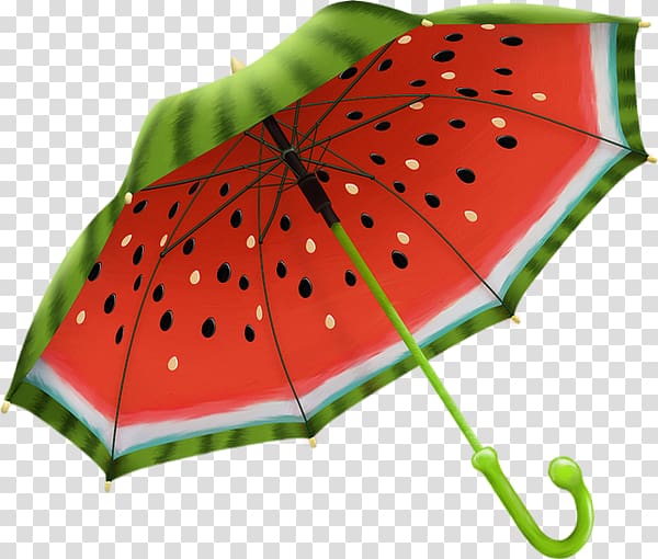 Umbrella Gift Shop Souvenir Raincoat, melon transparent background PNG clipart