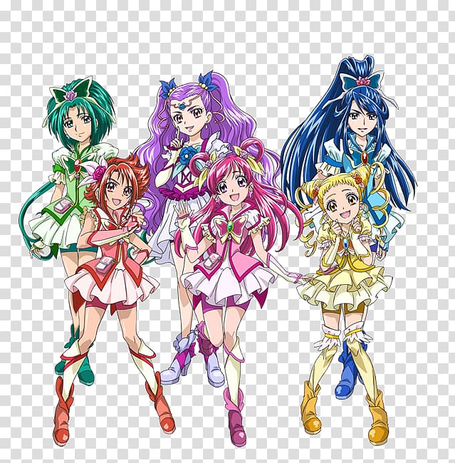 Pretty Cure All Stars Anime Pretty Cure Max Heart Magical girl, Yes Precure 5 transparent background PNG clipart