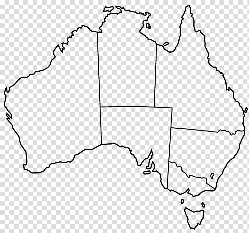 Blank map Australia World map Mapa polityczna, Australia transparent background PNG clipart