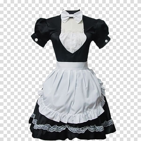 Lolita fashion French maid Cosplay Anime, cosplay transparent background PNG clipart