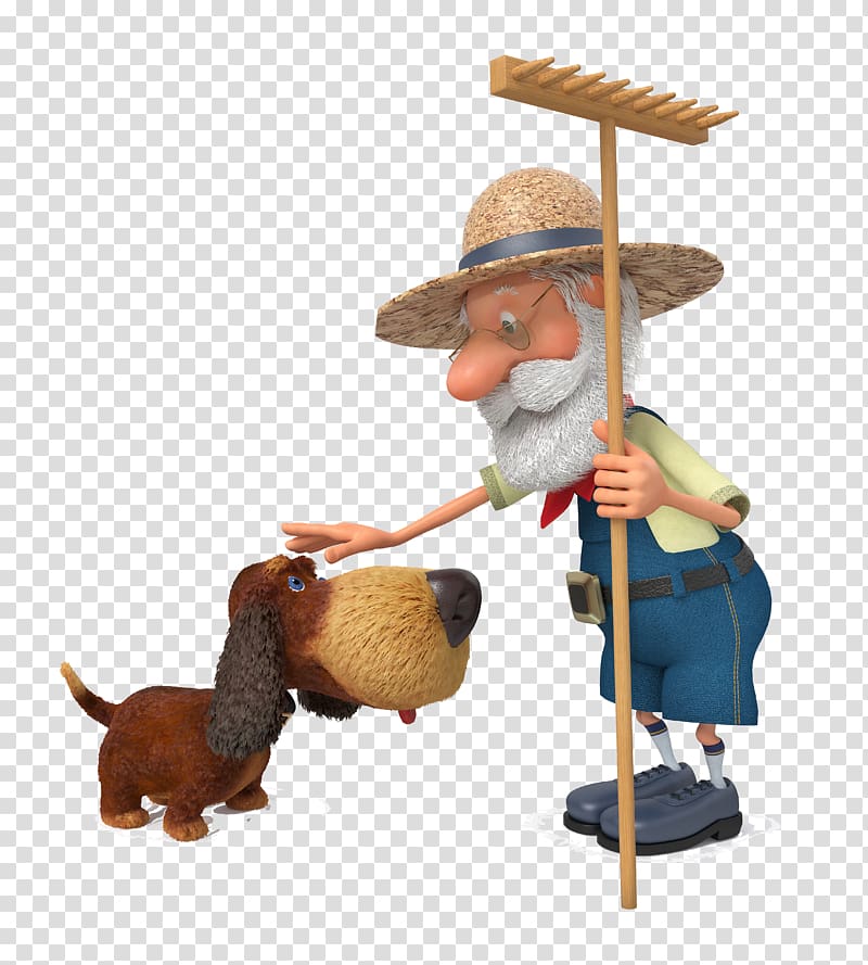 Farmer 3D computer graphics Illustration, Farmer cartoon character design transparent background PNG clipart