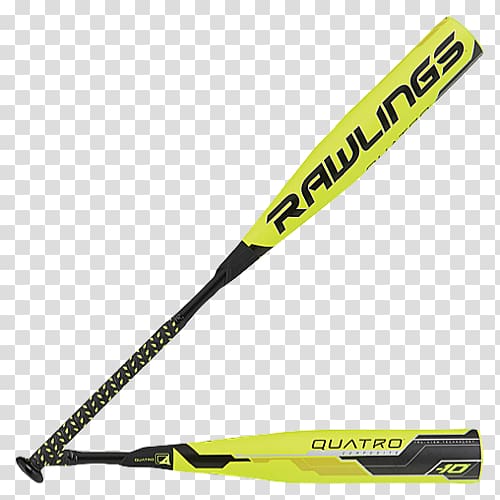 2017 Rawlings Quatro Fastpitch Softball Bat BBCOR Ski Bindings Ski Poles, Rawlings Softball Bat Drawing transparent background PNG clipart