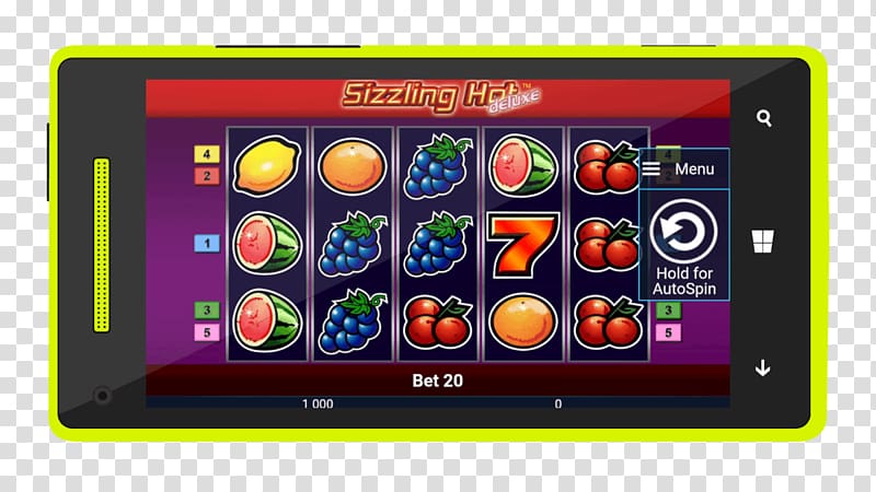 Sizzling Hot™ Deluxe Slot Game Sizzling Hot Deluxe slot Slot machine Spielautomat, smartphone transparent background PNG clipart
