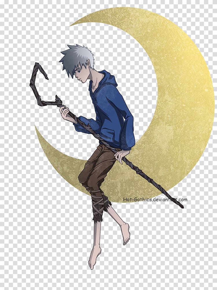Jack Frost Man in the Moon Fan art DreamWorks Animation, others transparent background PNG clipart