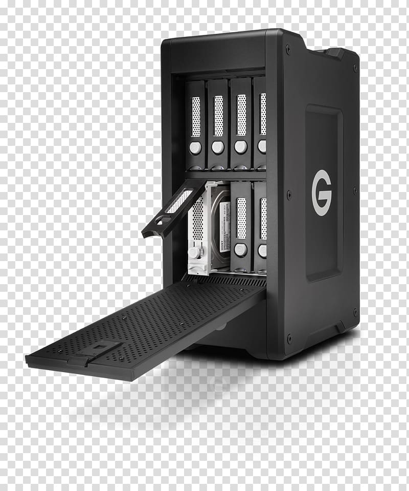 G-Technology Thunderbolt Data storage RAID Hard Drives, others transparent background PNG clipart