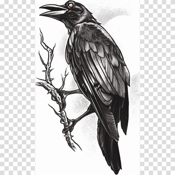 Sleeve tattoo Gothic fashion American crow Abziehtattoo, others transparent background PNG clipart